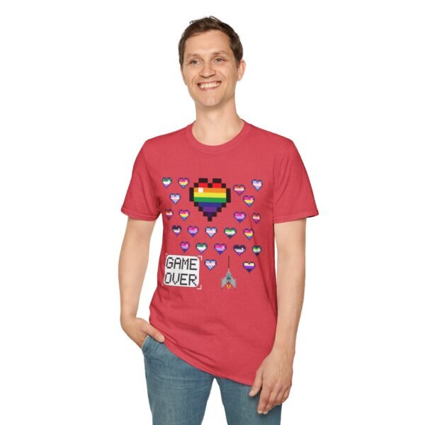 GAME OVER – WE WIN! PRIDE PIXEL TEE - Image 17