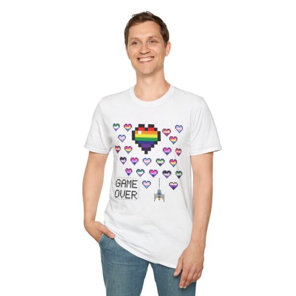 GAME OVER – WE WIN! PRIDE PIXEL TEE - Image 2