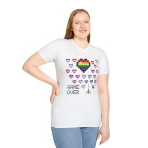 GAME OVER – WE WIN! PRIDE PIXEL TEE