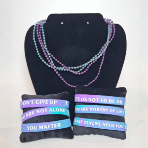 Suicide Awareness Bracelet & Necklace Set – You Matter Support Gear