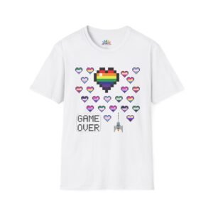 GAME OVER – WE WIN! PRIDE PIXEL TEE - Unisex