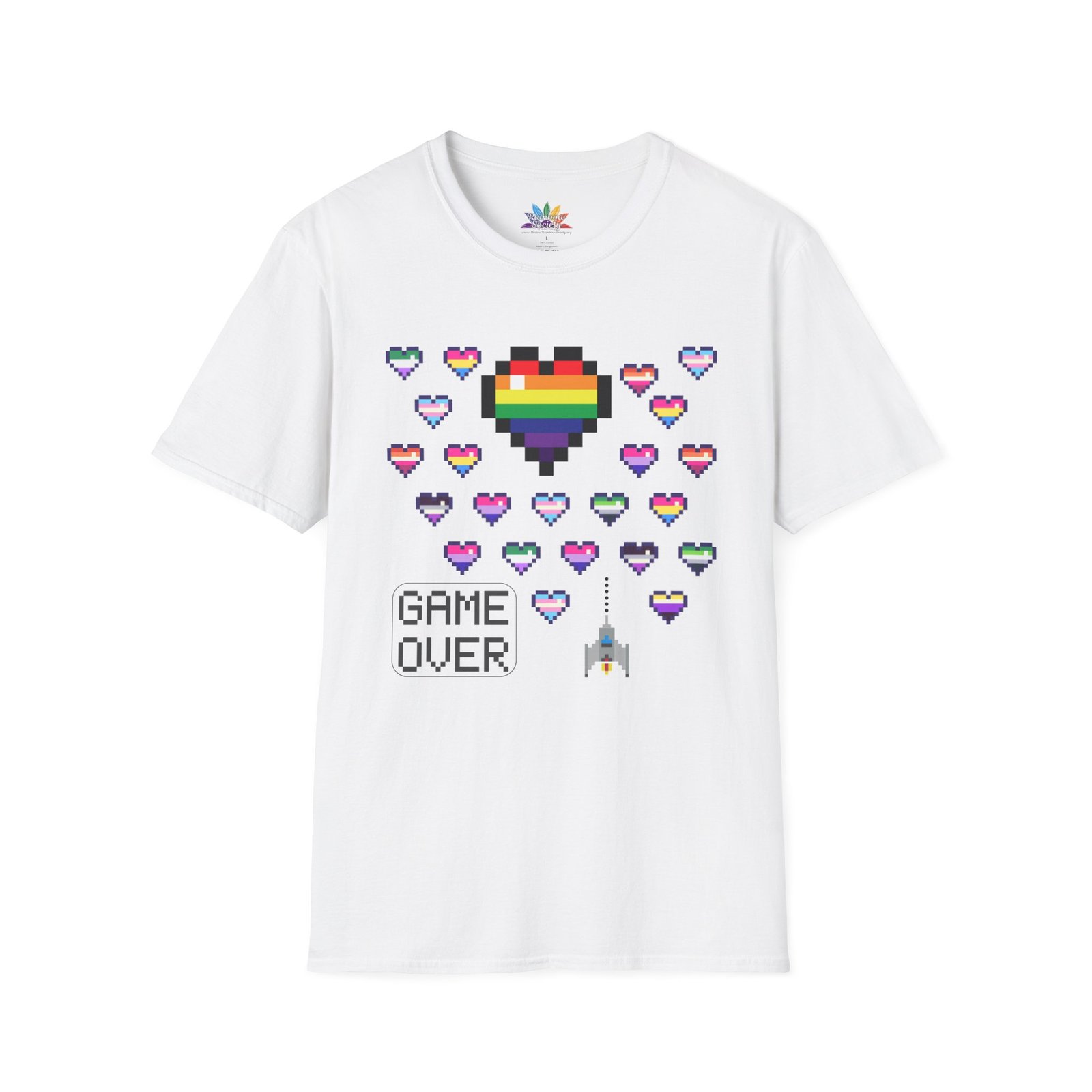 GAME OVER – WE WIN! PRIDE PIXEL TEE - Unisex