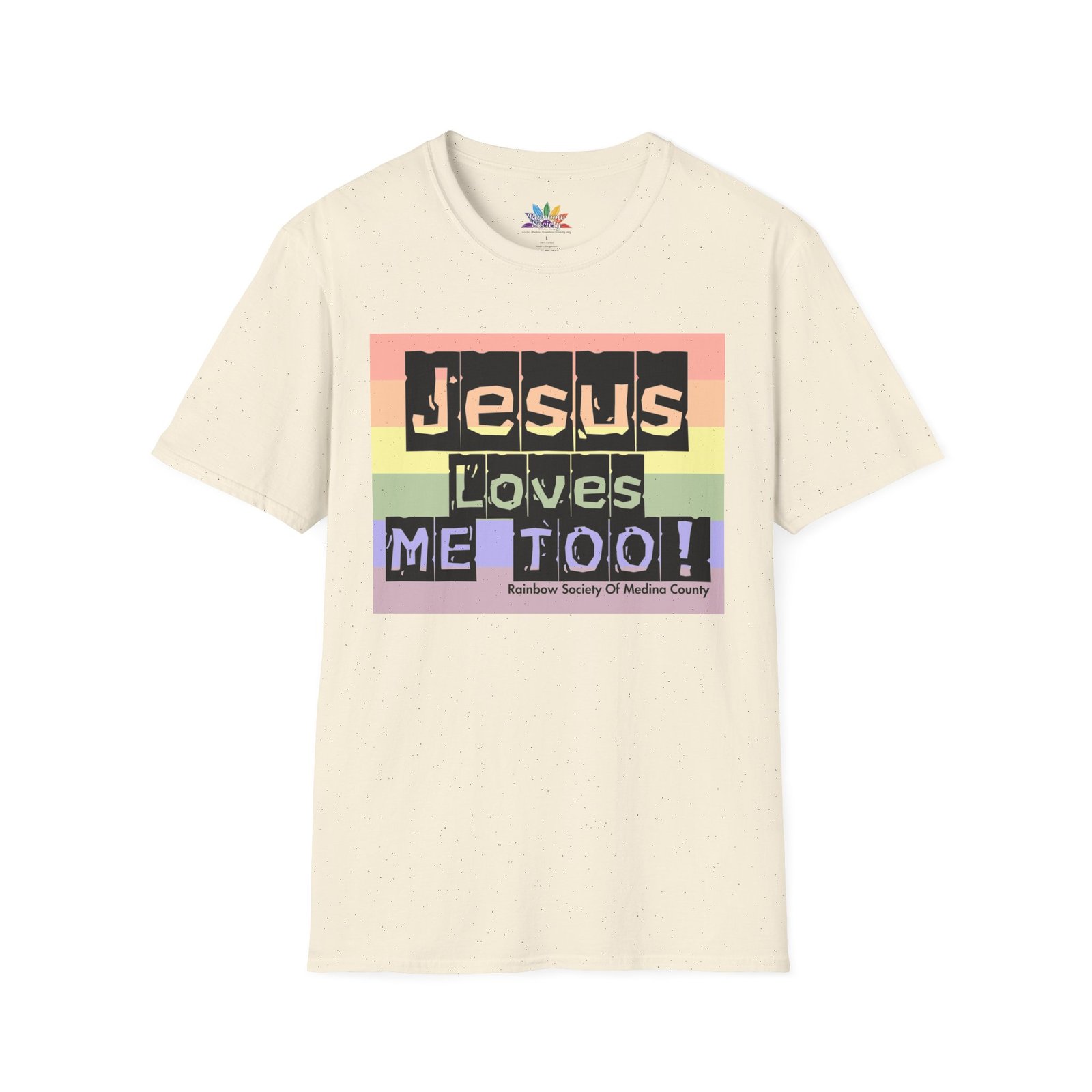Jesus Loves Me Too! Pride Tee - Unisex - Image 2