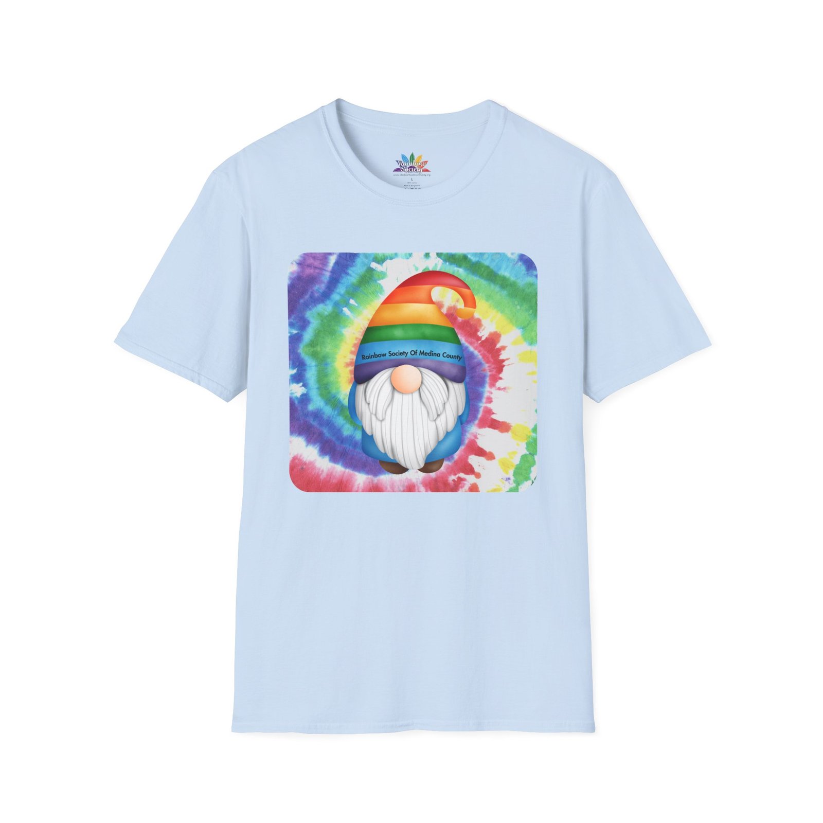 Rainbow Gnome Support Tee - Unisex - Image 6