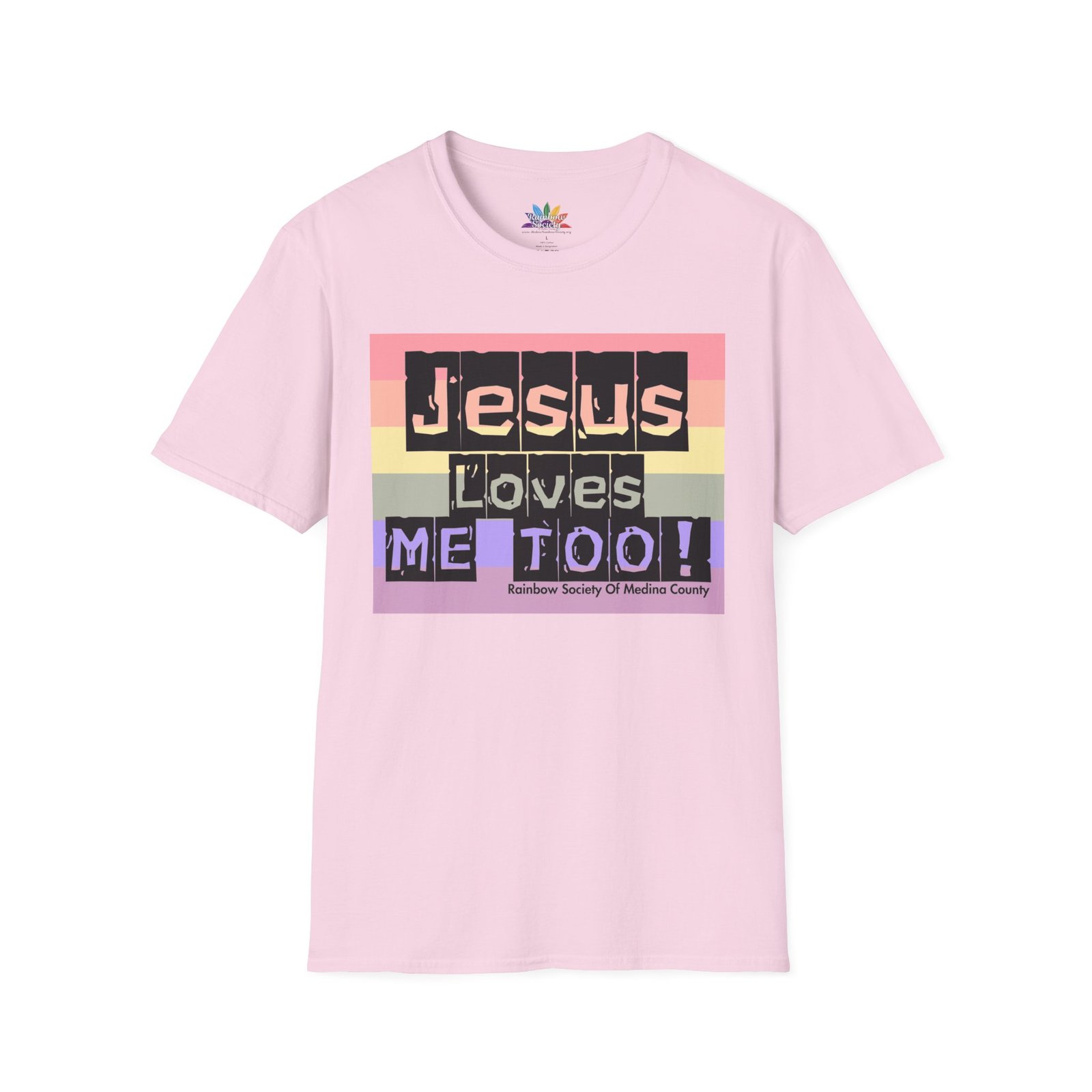 Jesus Loves Me Too! Pride Tee - Unisex - Image 7