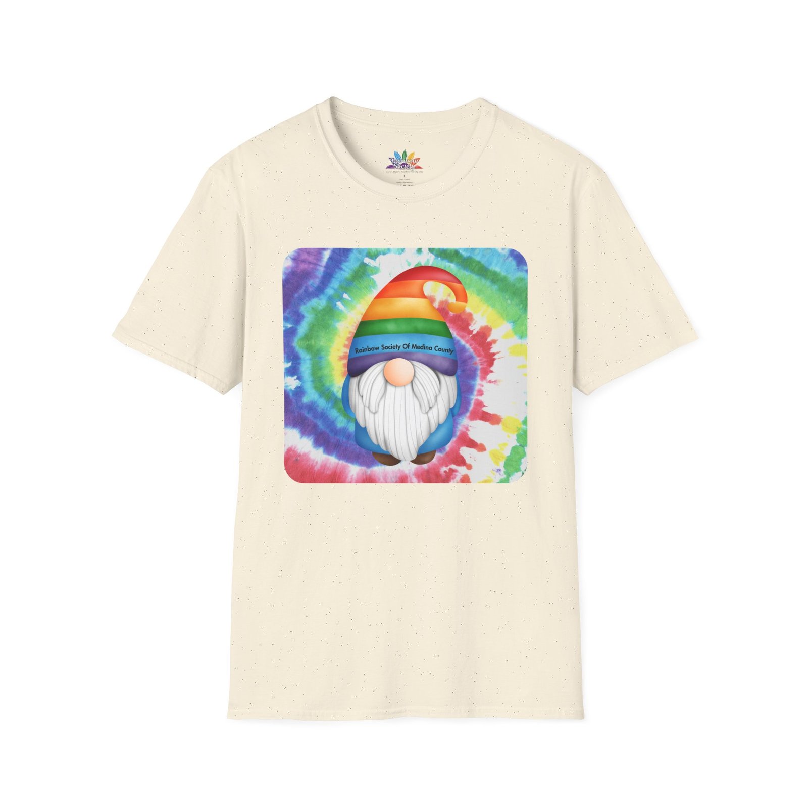 Rainbow Gnome Support Tee - Unisex - Image 4