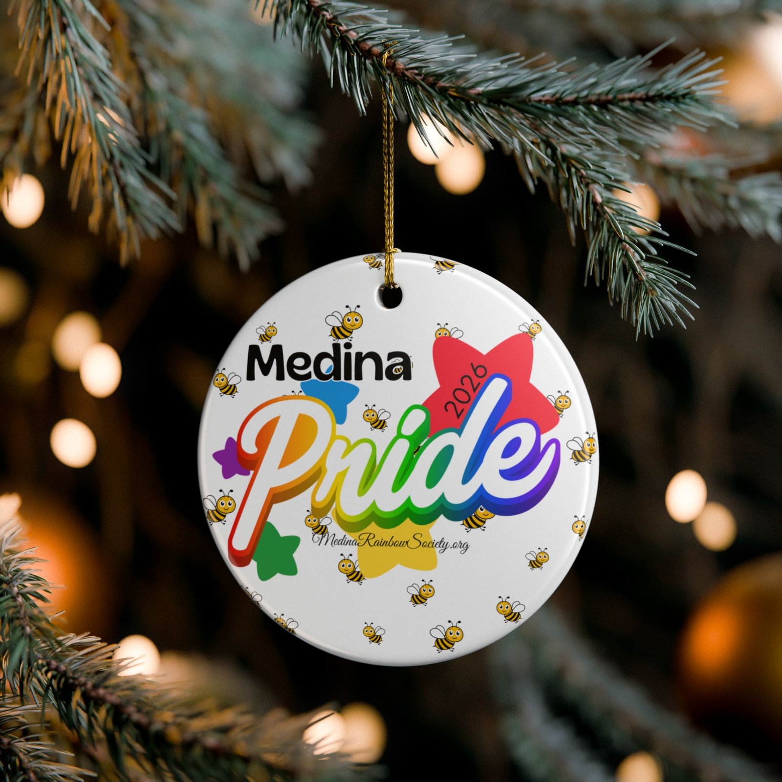 2026 Medina Pride Holiday Ornament