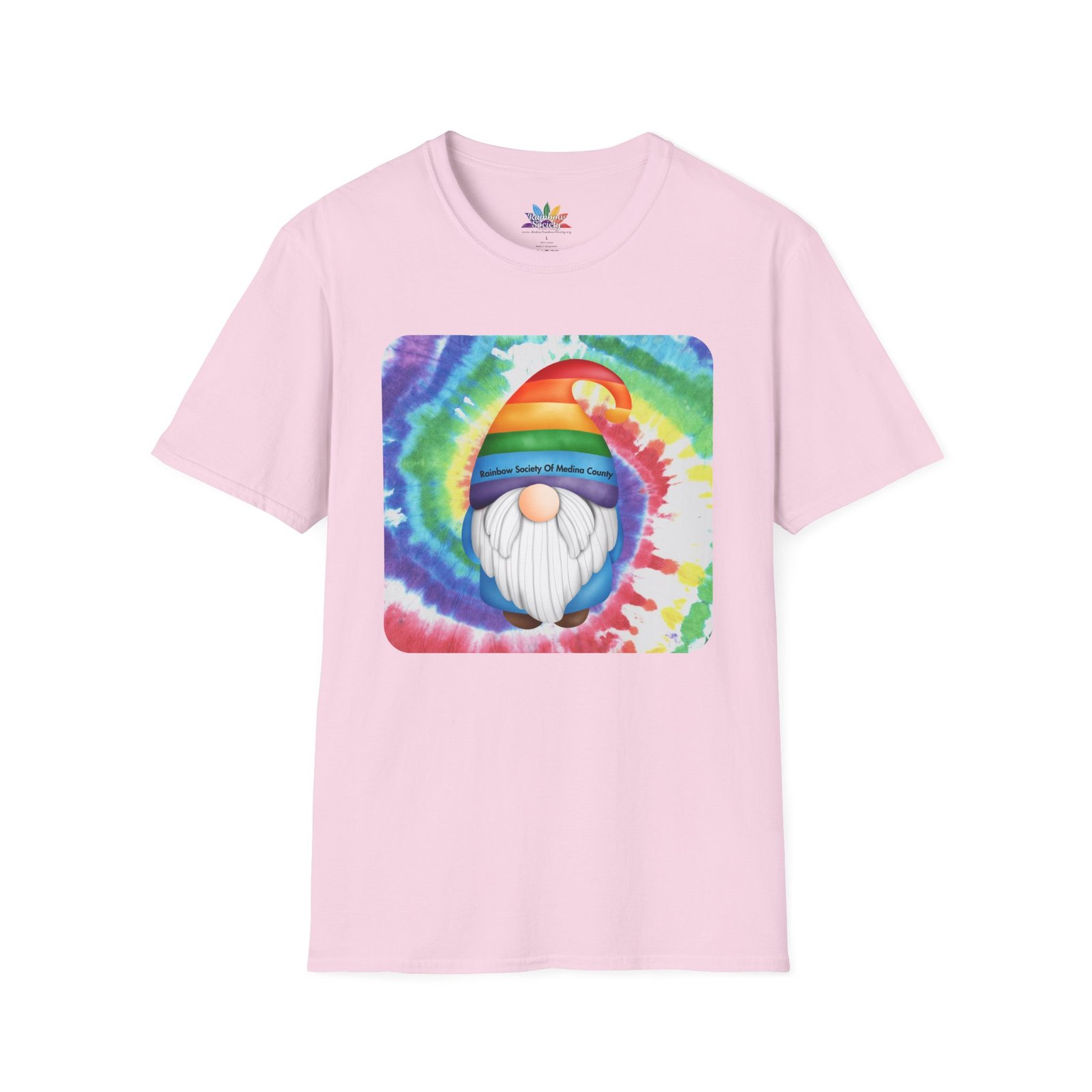 Rainbow Gnome Support Tee - Unisex - Image 7