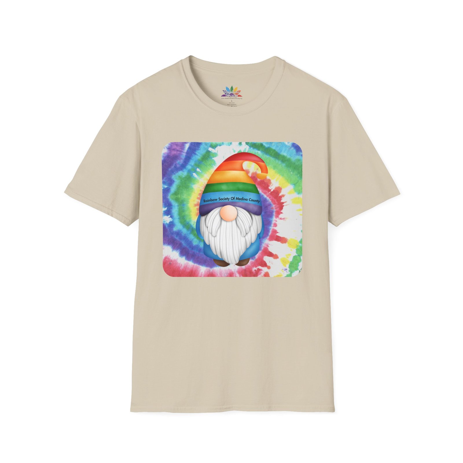 Rainbow Gnome Support Tee - Unisex - Image 2