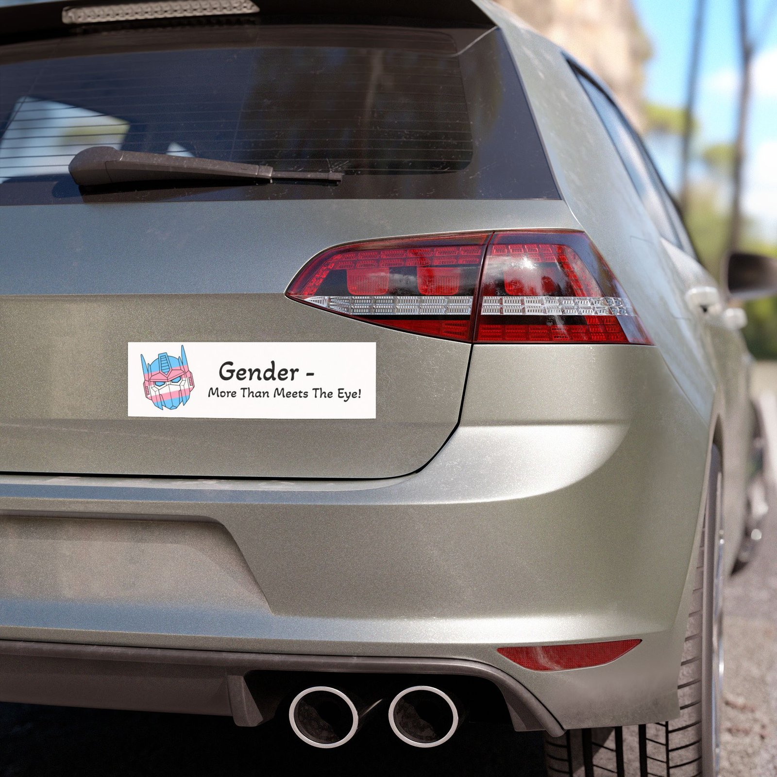Gender – More Than Meets The Eye! Bumper Magnet - Image 2